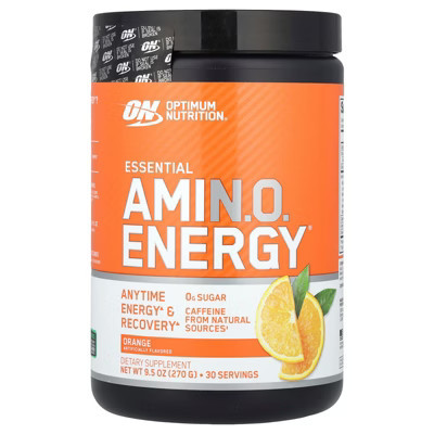 Optimum Nutrition Essential Amin.O. Energy®, Orange, 9.5 oz (270 g) | Target