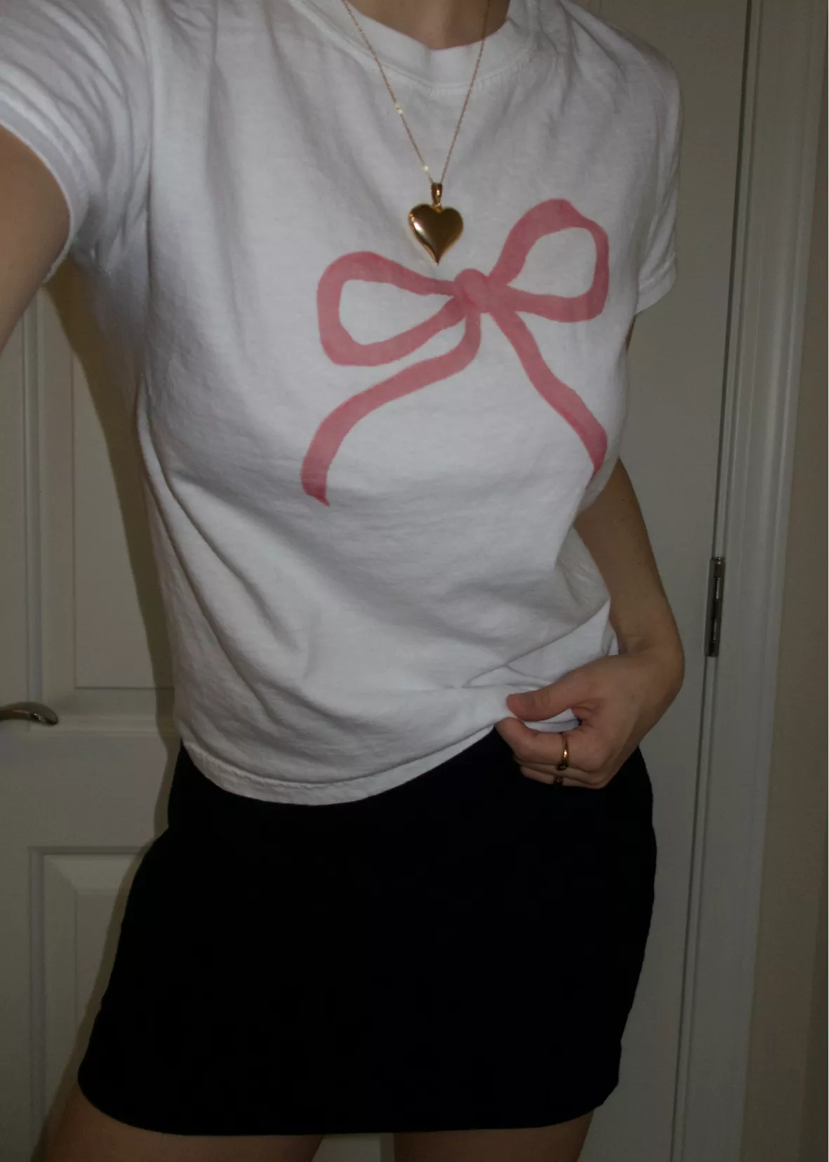 Coquette balletcore ribbon bow  Essential T-Shirt for Sale by
