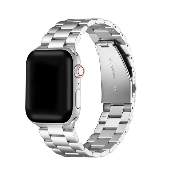 Sloan Premium 3 Link Stainless Steel Band for Apple Watch | Posh Tech