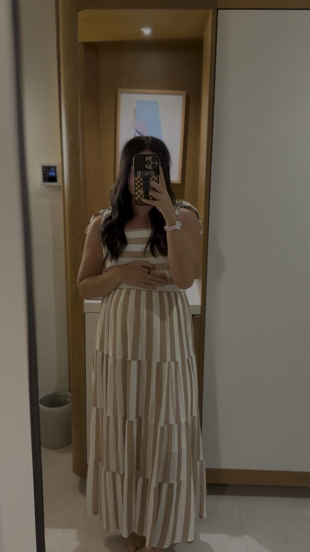 Mexico might 2 outfit - simple flowy dress from Amazon. Prefect for pregnancy and not! 