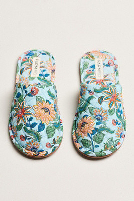 Farm Rio Quilted Hotel Slippers | Anthropologie (US)