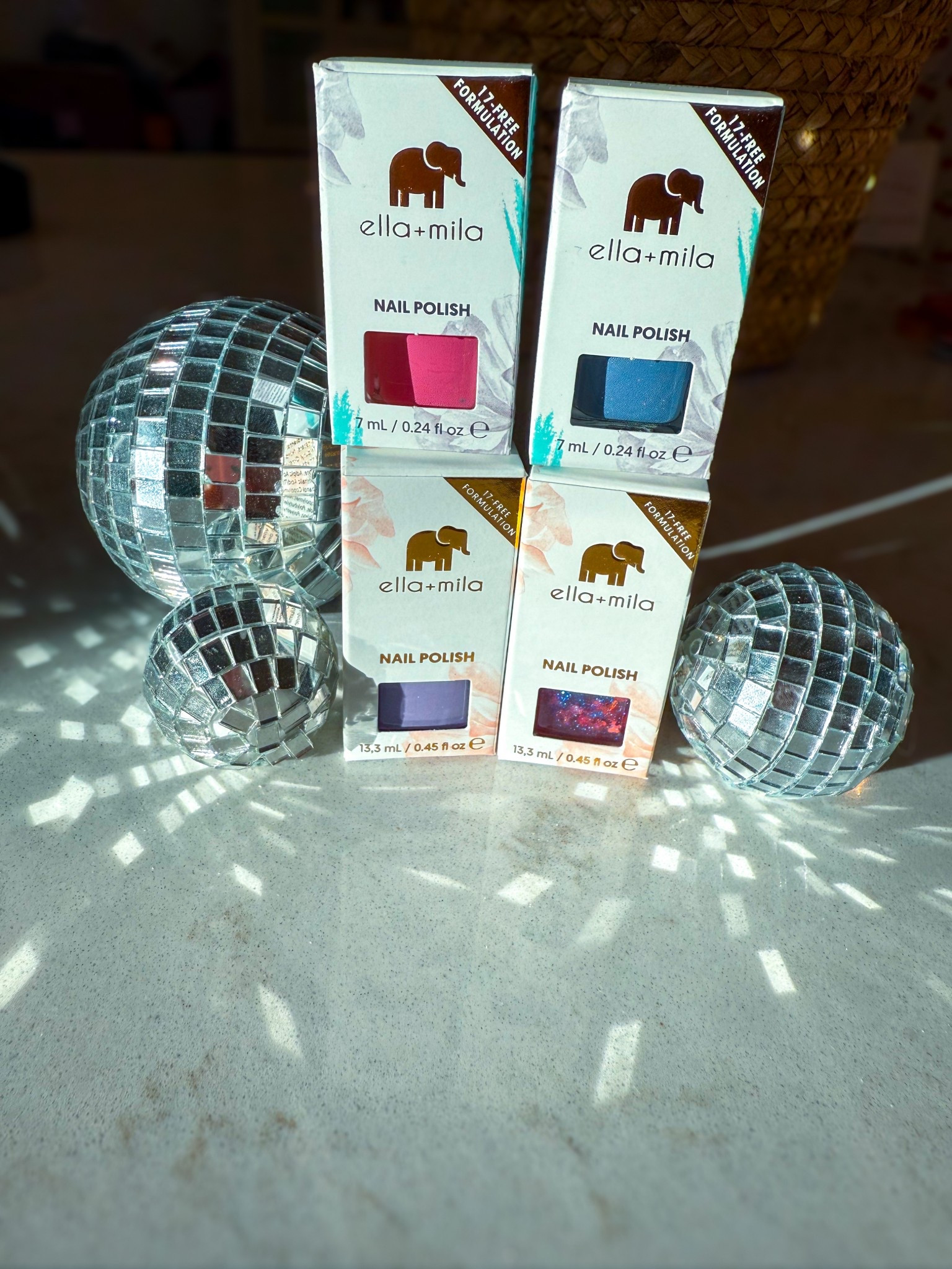 DIY nails are THAT girl! At least they are with @ellamila 💅🏼 

A few of my fav reasons for loving Ella+Mila 
-On a mission to create a better-for-your nail brand
-Endless color options
- PLUS ella+mila is vegan, cruelty-free, 17-free, and made in the USA. 😜👌🏼

For this mani I’m using “Pinkterest” as the base & “New Beginnings” for the butterflies & glitter.
Topped it off with “What The Gel” for my top coat for a little extra shine ✨🩷 
Check out all the other cool colors & new trends via @ellamila on the LTK app! @shop.ltk 

#ellamila #ellamilapartner #ad #Nails #NailPolish #Vegan #BubblegumPink #Disco #VeganBeauty #NailPolish #EllaMila 