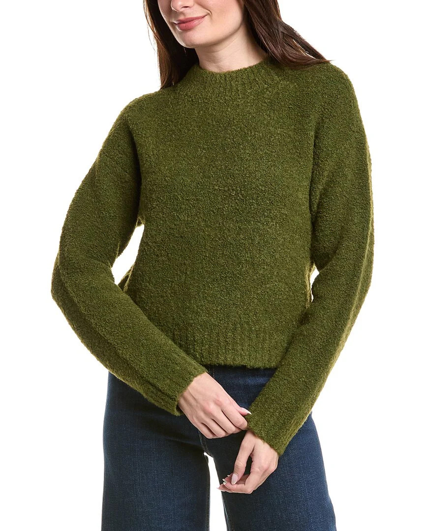 English Factory Cozy Round Neck Wool-Blend Sweater | Shop Simon