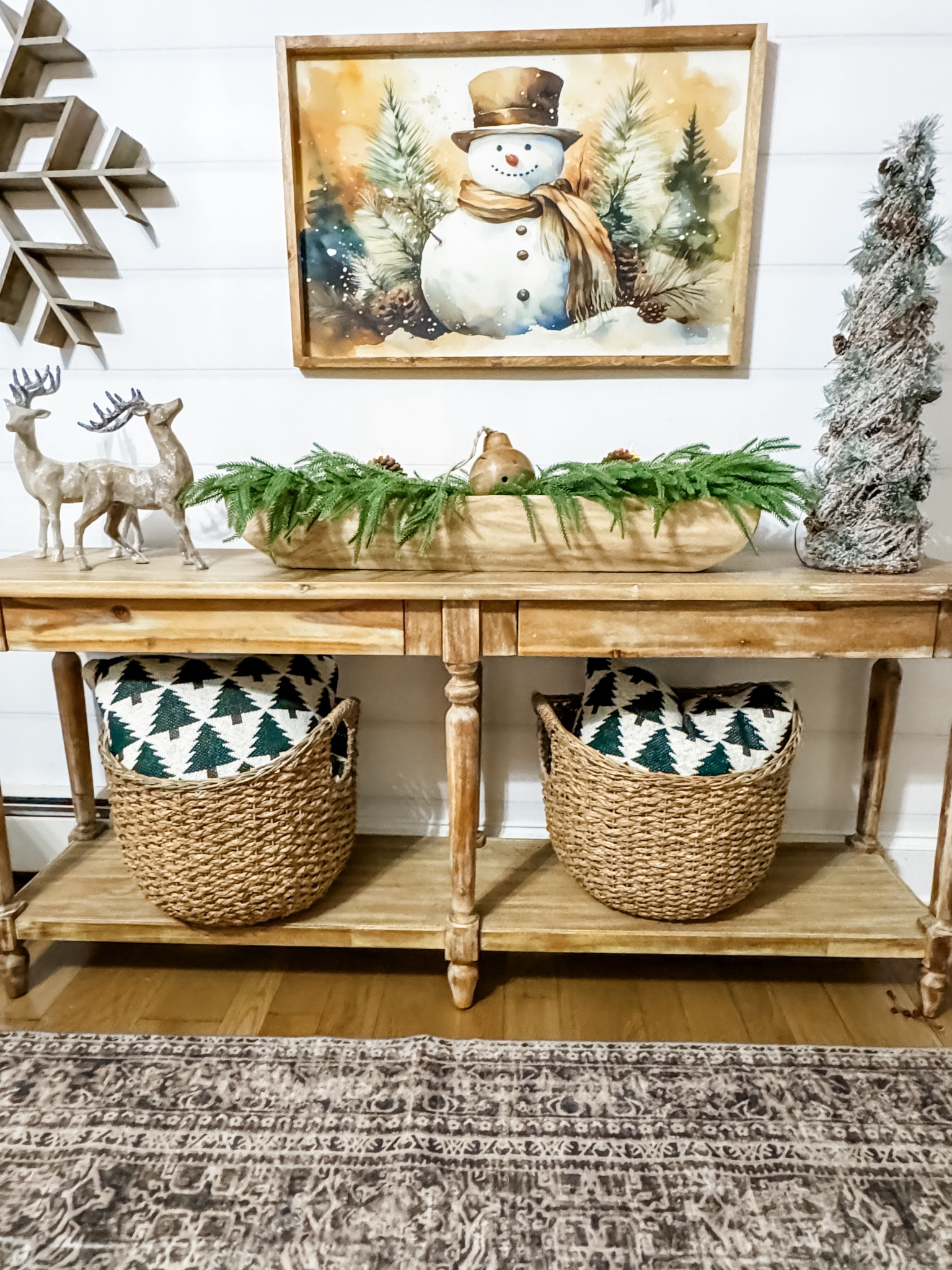 Foyer Holiday/Christmas/Winter decor 

#LTKSeasonal #LTKHoliday #LTKHome