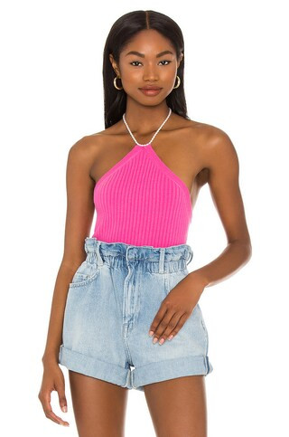 Elizabeth Pearl Neck Halter Top
                    
                    Line & Dot | Revolve Clothing (Global)
