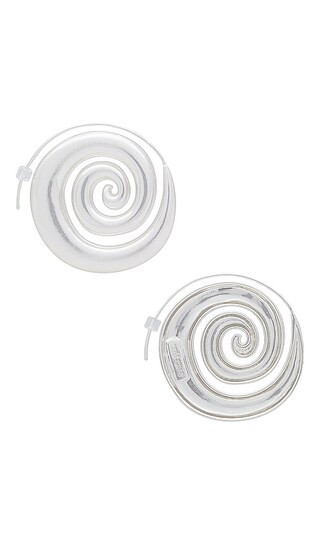 Cassia Earrings in Antique Silver | Revolve Clothing (Global)