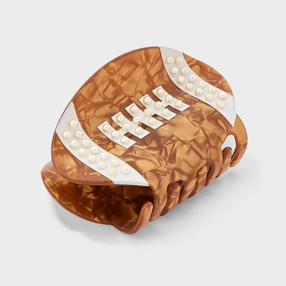 Football Claw Hair Clip - Wild Fable™ Brown | Target