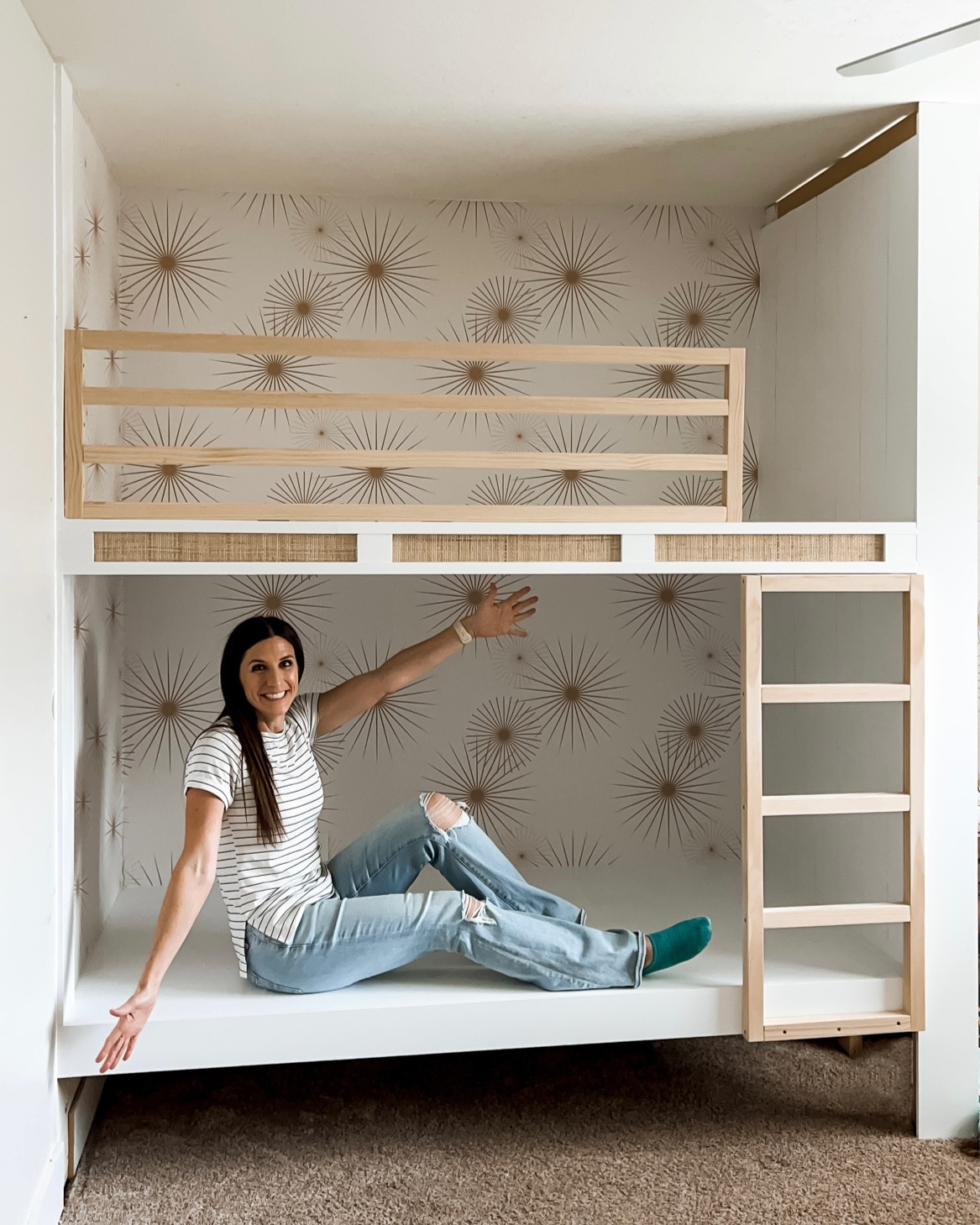 Supplies for the ladder and rails! Wallpaper is from Love Vs Design.

#LTKfamily #LTKhome