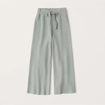 Wide Leg Sweater Pants | Abercrombie & Fitch (US)