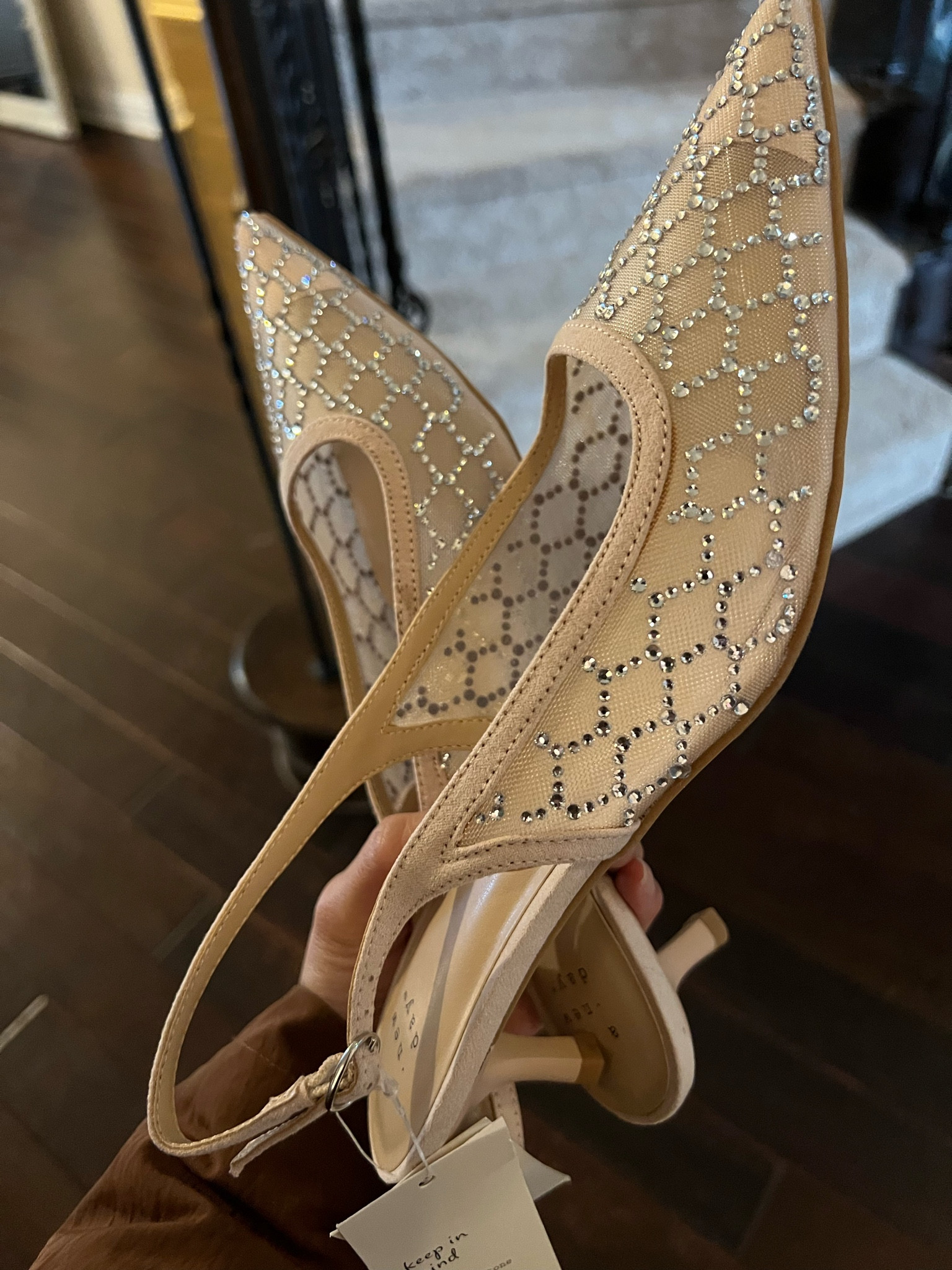 holiday nude kitten heels 