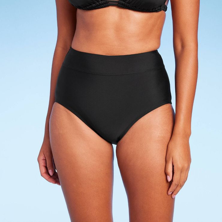 Women's Tummy Control High Waisted Bikini Bottom - Kona Sol™ | Target