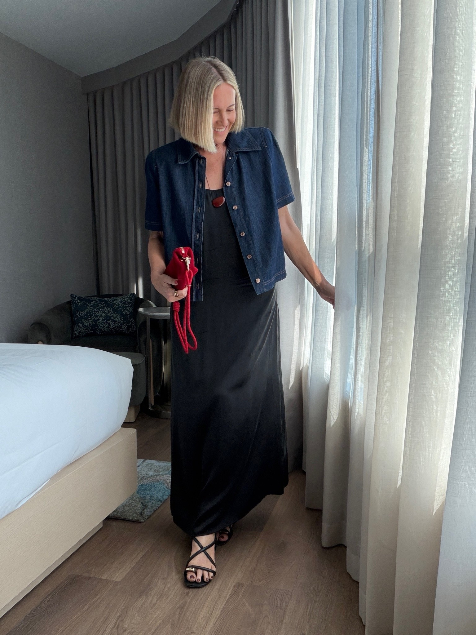SIZING DETAILS ⬇️

Top worn as jacket: size 10
Dress: I’ve linked similar as this one is sold out 
Bag: Craie Studio via Green Tangerine
Shoes: FRANKIE4 Anya

#LTKaustralia #LTKtravel #LTKover50style