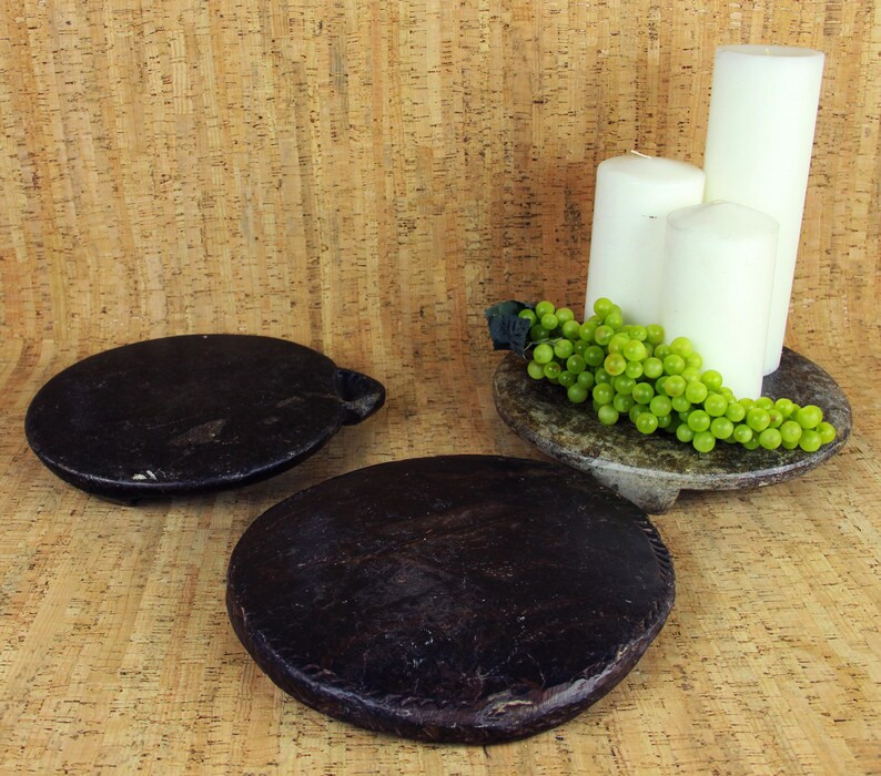 Vintage Chapati Board, Rustic Stone Riser, Farmhouse Charcuterie Boards | Etsy (US)