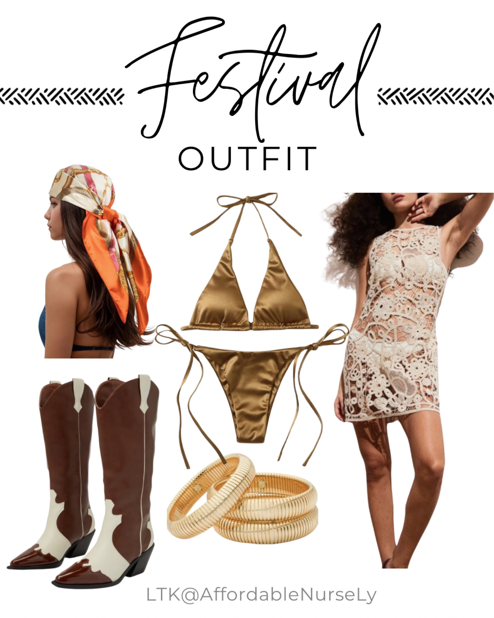 A headscarf is a perfect accessory to rock at a festival! #scarf #satin #summeroutfit #concert

#LTKStyleTip #LTKFestival #LTKParties