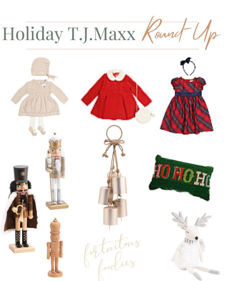 Rounding up super cute Holiday finds from T.J. Maxx ✨ love their nutcrackers, bells, holiday decor, and the sweetest baby and toddler clothing finds 

#LTKHoliday #LTKhome #LTKSeasonal