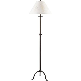 Cal Lighting BO-903FL Iron Floor Lamp with Pull Chain, Matte Black | Amazon (US)