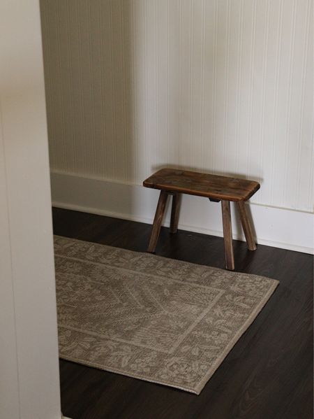 My little entryway rug + an easy hack to keep your rugs from moving 🤎

#rugtape #rughack #homehack #homedecoronabudget #budgethomedecor #moderncottage #rustichome #vintagedecor 

#LTKhome