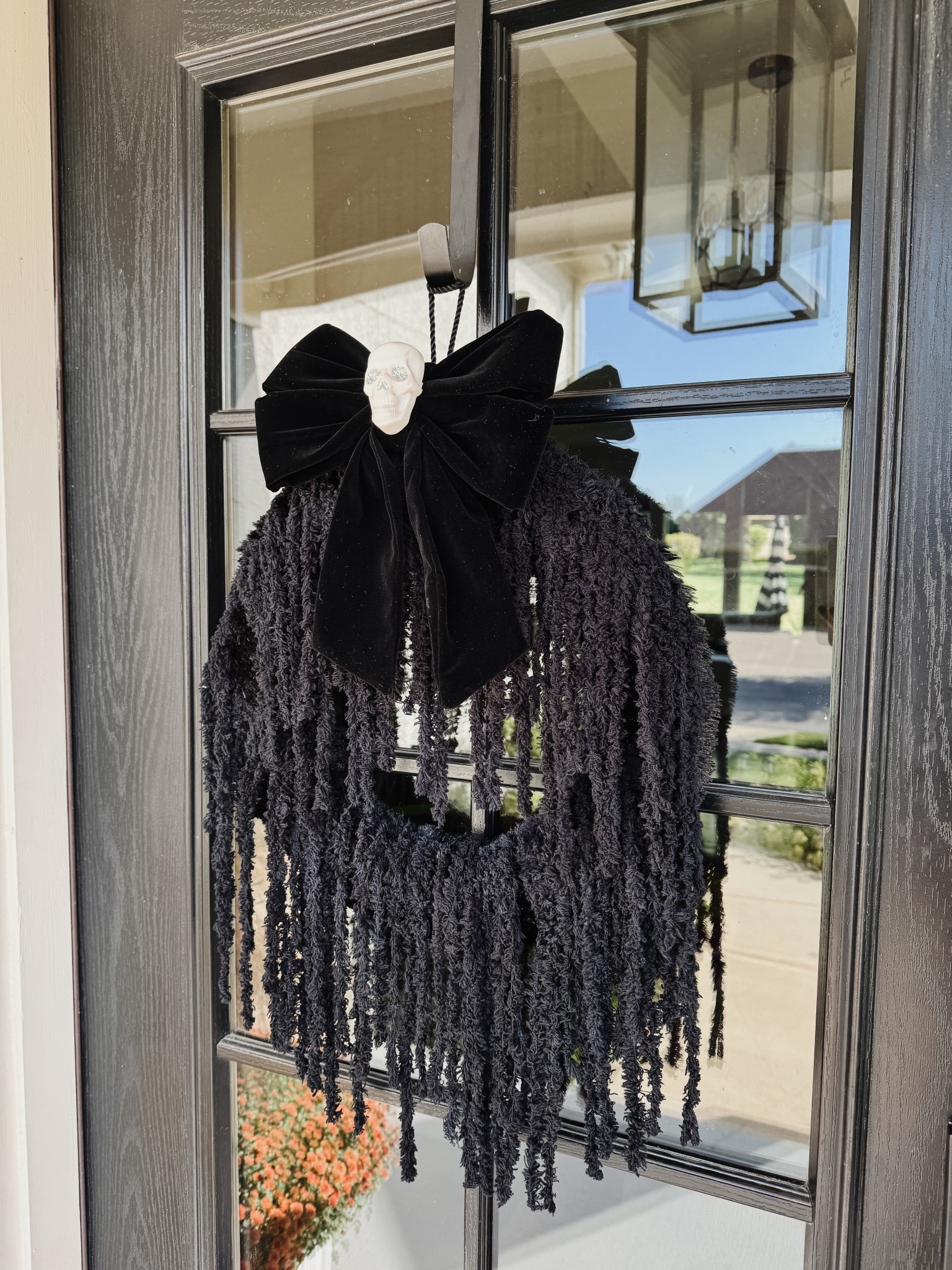 Halloween wreath, black wreath, Halloween porch, Halloween decor 

#LTKSaleAlert #LTKHalloween #LTKSeasonal