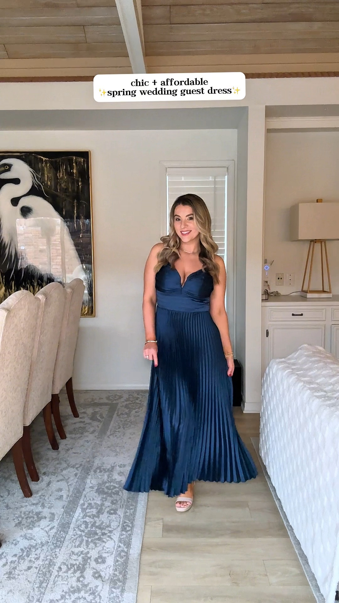spring wedding guest dress from lulus ✨💃 
Wearing a size XS, true to size! 

I LOVE the satin flowy details of this dress! It is so pretty for any spring or summer event! Honestly, it’s good for any time of year because navy is never out of season 👏🏼😍 

Spring wedding guest dress
Summer wedding guest dress
Fall wedding guest dress
Wedding guest dress under $100
Wedding guest dress under $75
Lulus wedding guest dresses 

#LTKSpringSale #LTKootd #LTKWedding