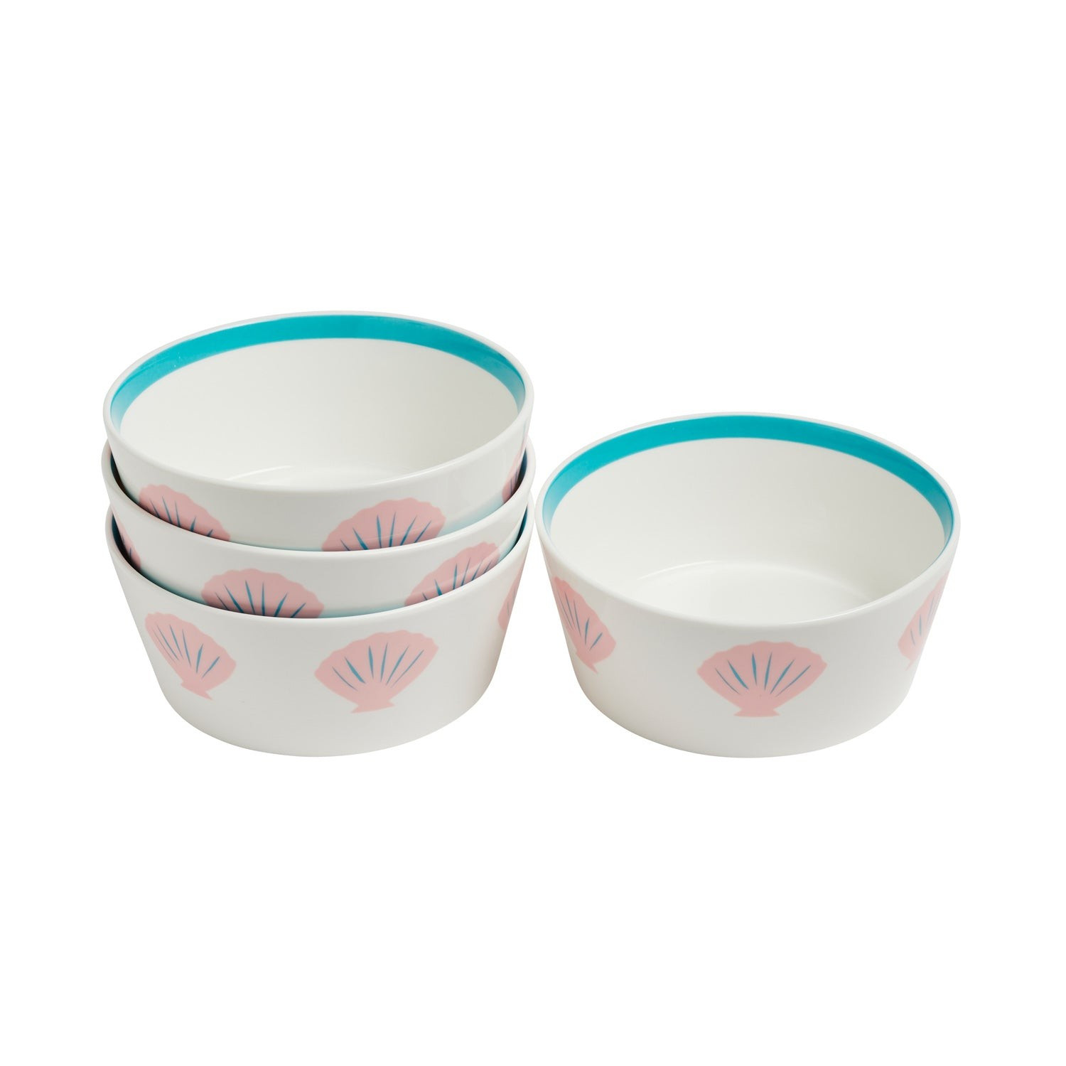 Pink Shell Bowls - Set of 4 | In the Roundhouse