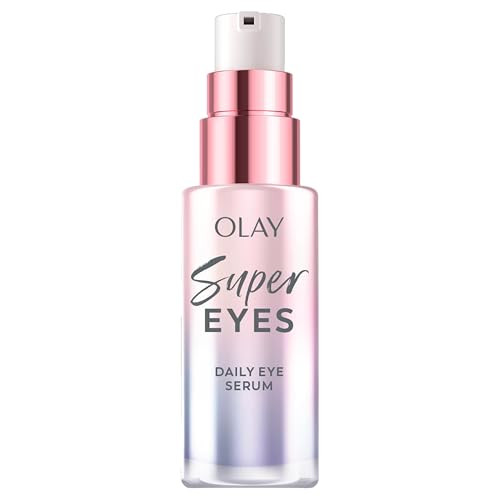Olay Super Eye Serum - Vitamin C, Caffeine, Niacinamide, Amino Peptide, Aloe Vera - Brightens Dark Circles, Anti-Wrinkle, Anti-Aging, Brightening, Smooths Fine Lines, Firming, Hydrating, 0.45 Oz | Amazon (US)