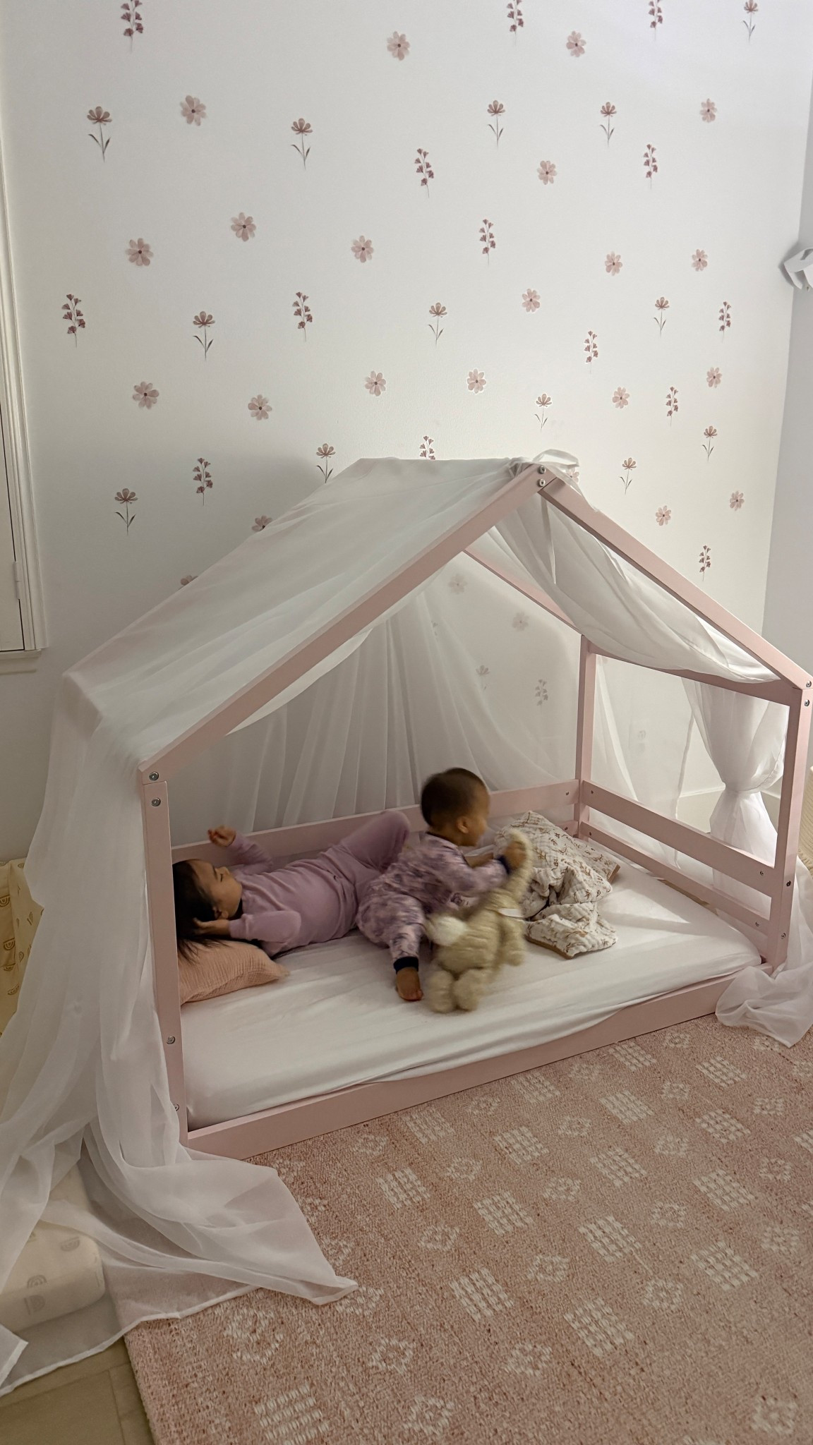 room sharing! their beds are across from other another! #toddlerbeds #floorbed #toddlermom 

#LTKHome #LTKmomlife #LTKKids