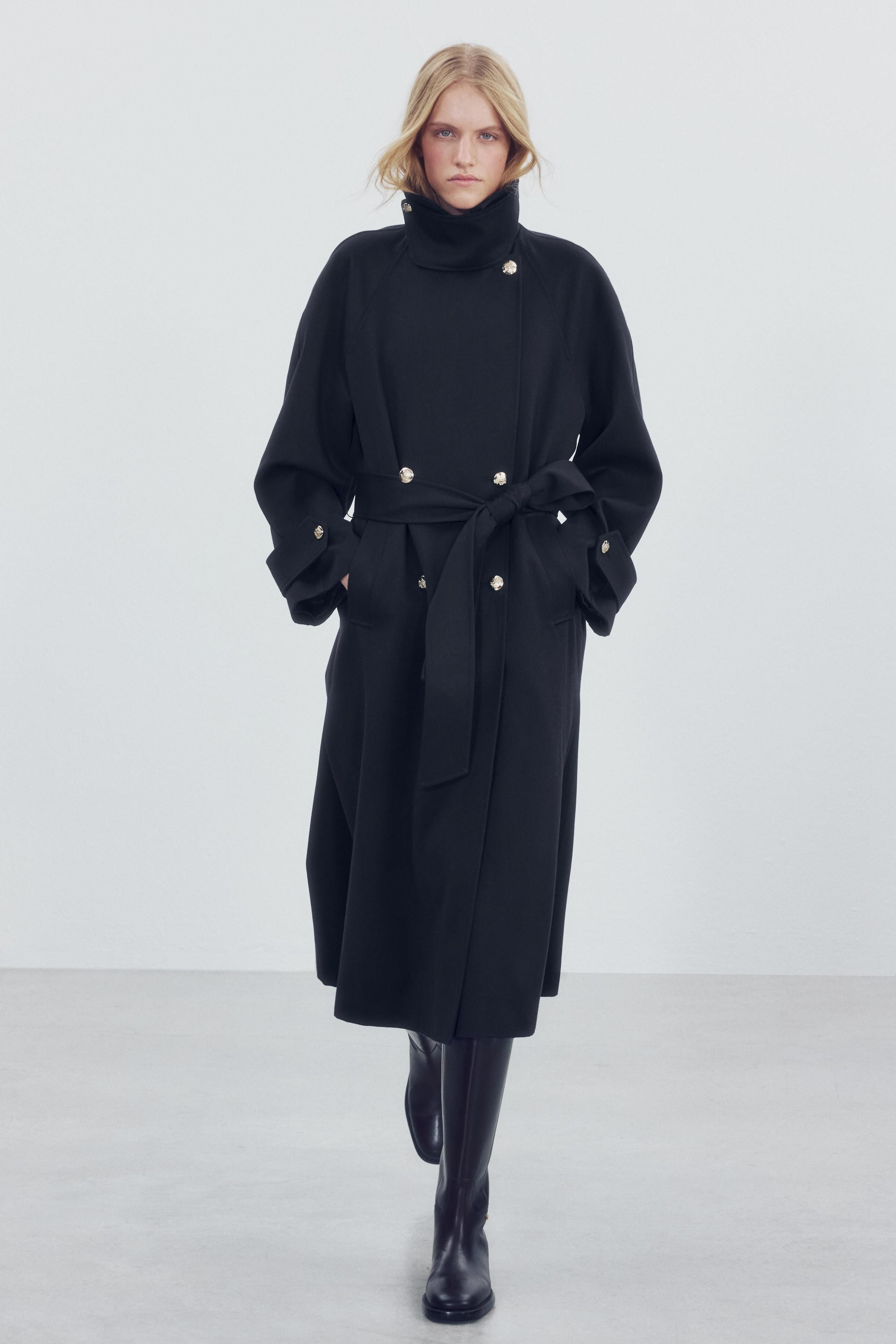 ZW COLLECTION LONG TRENCH COAT | Zara US