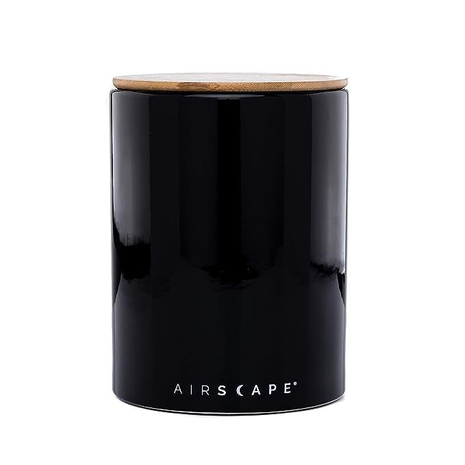 Airscape Ceramic Coffee and Food Storage Canister, 7" Large - Patented Airtight Inner Lid Release... | Amazon (US)