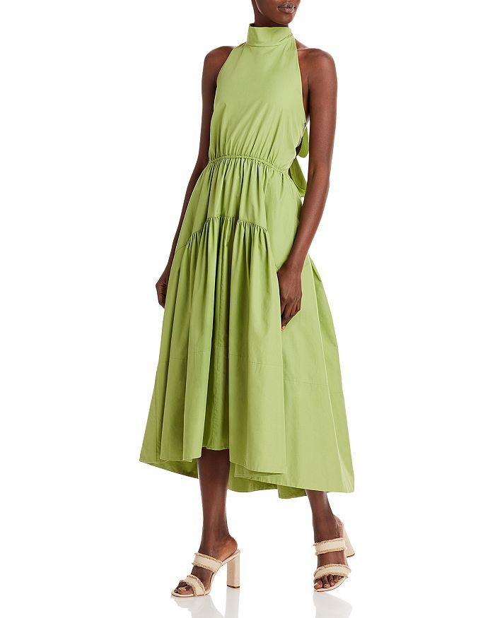 Vince Tie Back Halter Midi Dress Women - Bloomingdale's | Bloomingdale's (US)