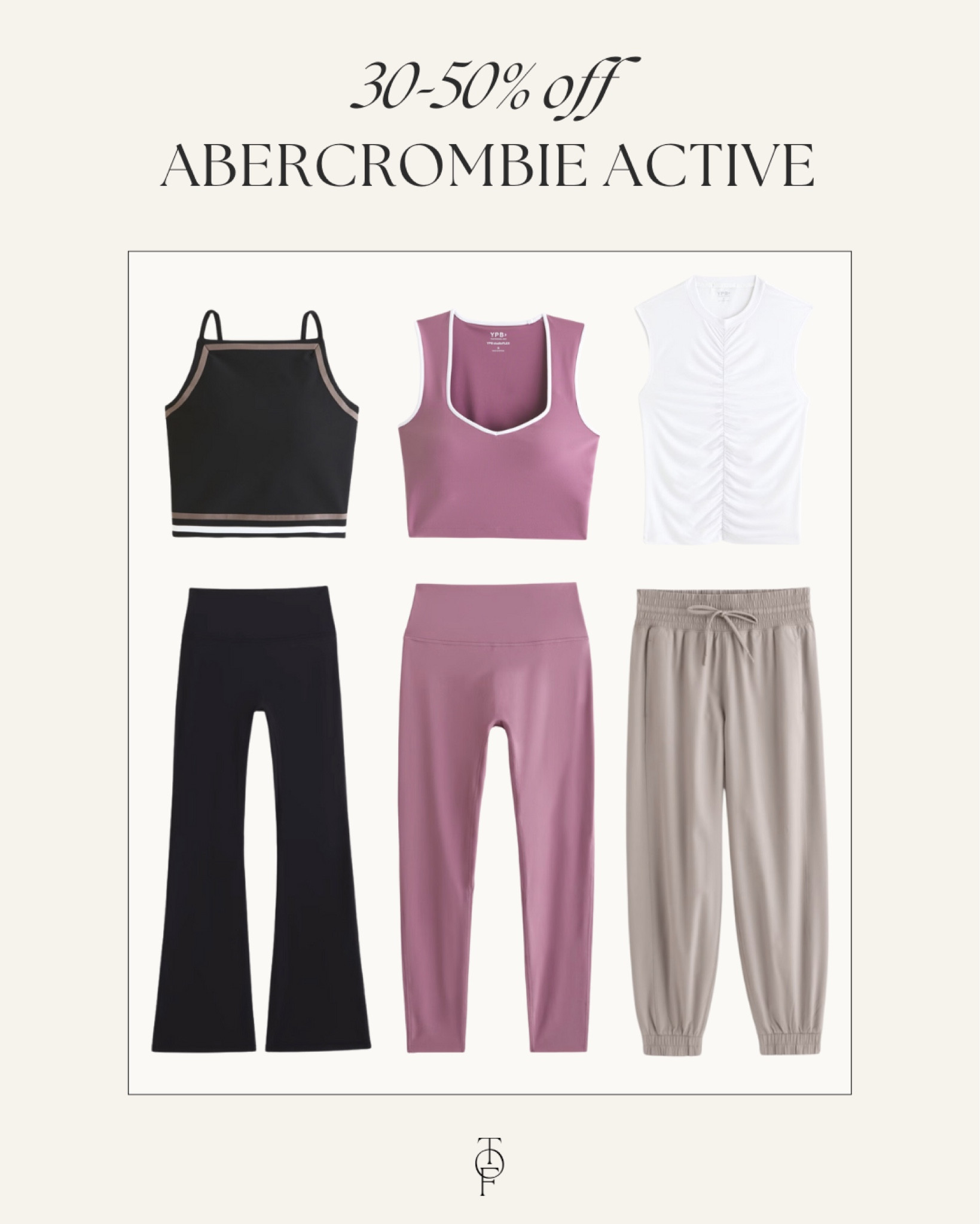 30-50% off sale / Abercrombie Active 🤍

Abercrombie, YPB, Abercrombie active, fitness, workout, workout outfit, leggings 

#LTKFitness #LTKActive #LTKSaleAlert
