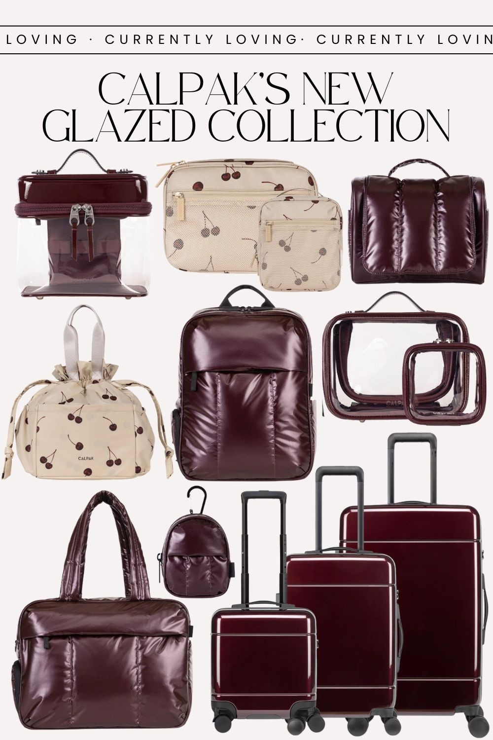 Quite literally obsessed with the new Glazed Collection from CALPAK 🍒 Sharing some of my favorites 😍


Toiletry bag, luggage, laptop backpack, duffle bag, packing cubes, lunch bag, travel essentials, packing essentials, gifts for her 

#LTKTravel
