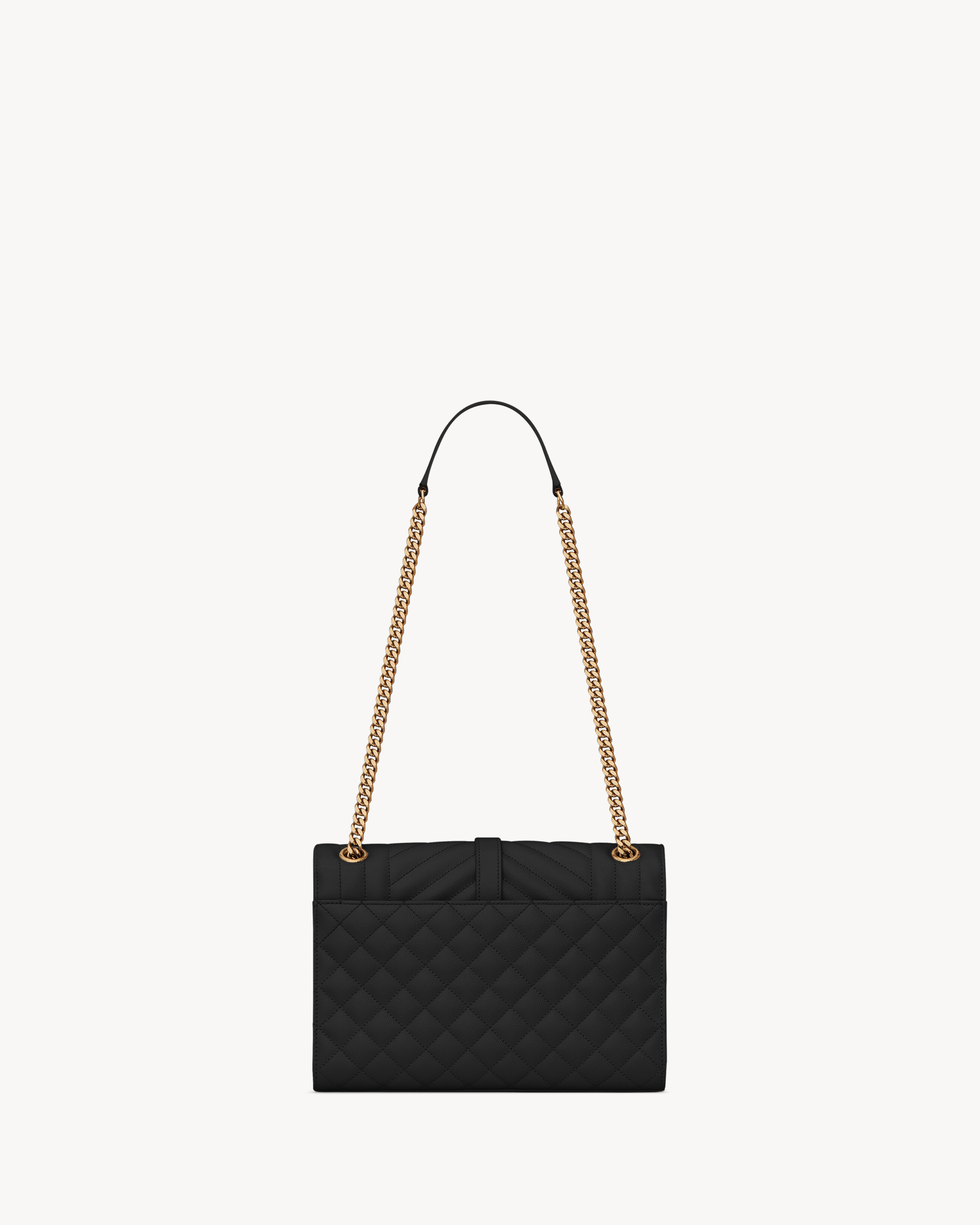 ENVELOPE MEDIUM IN QUILTED GRAIN DE POUDRE EMBOSSED LEATHER | Saint Laurent Inc. (Global)