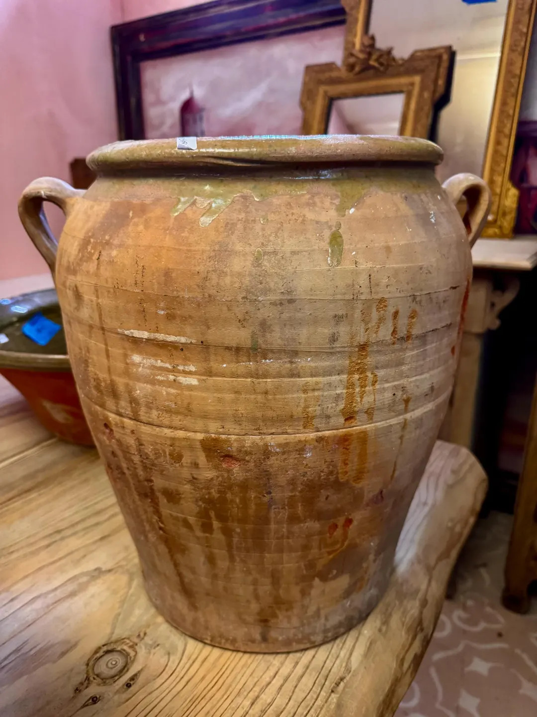 Antique French Confit Pot – Large Terracotta Jar, Rustic Earthenware Vessel, Farmhouse Decor - ... | Etsy (US)