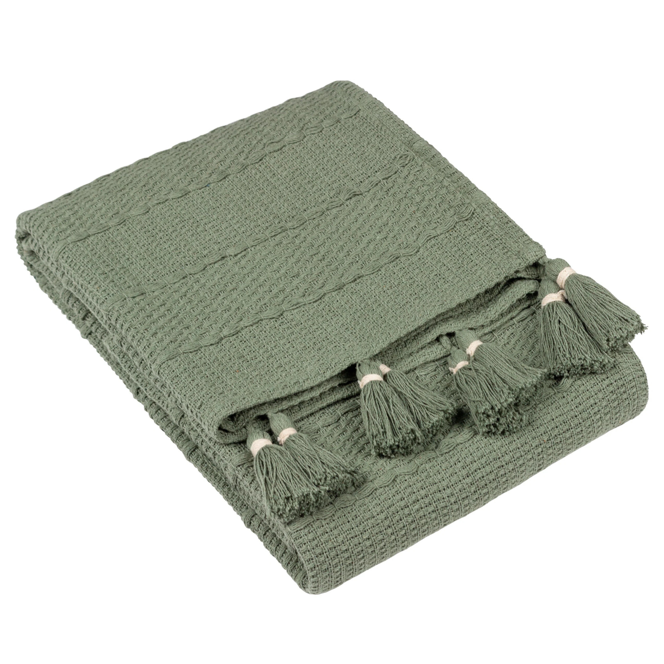 Caliche Textural Weaves Throw Blanket | Wayfair UK