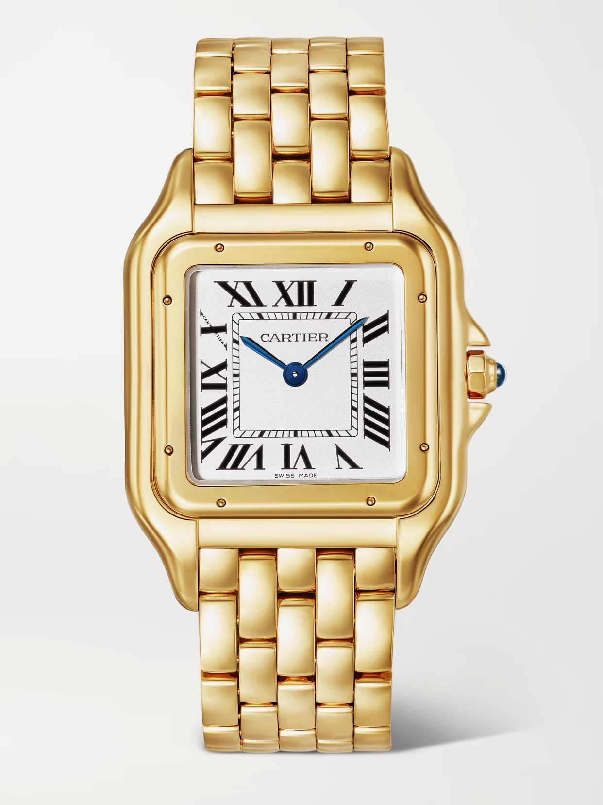 Cartier - Panthère De Cartier Medium 31mm 18-karat Gold Watch - White | NET-A-PORTER (US)