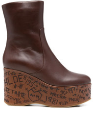 Chloé 80mm Maxime Boots | Brown | FARFETCH CA