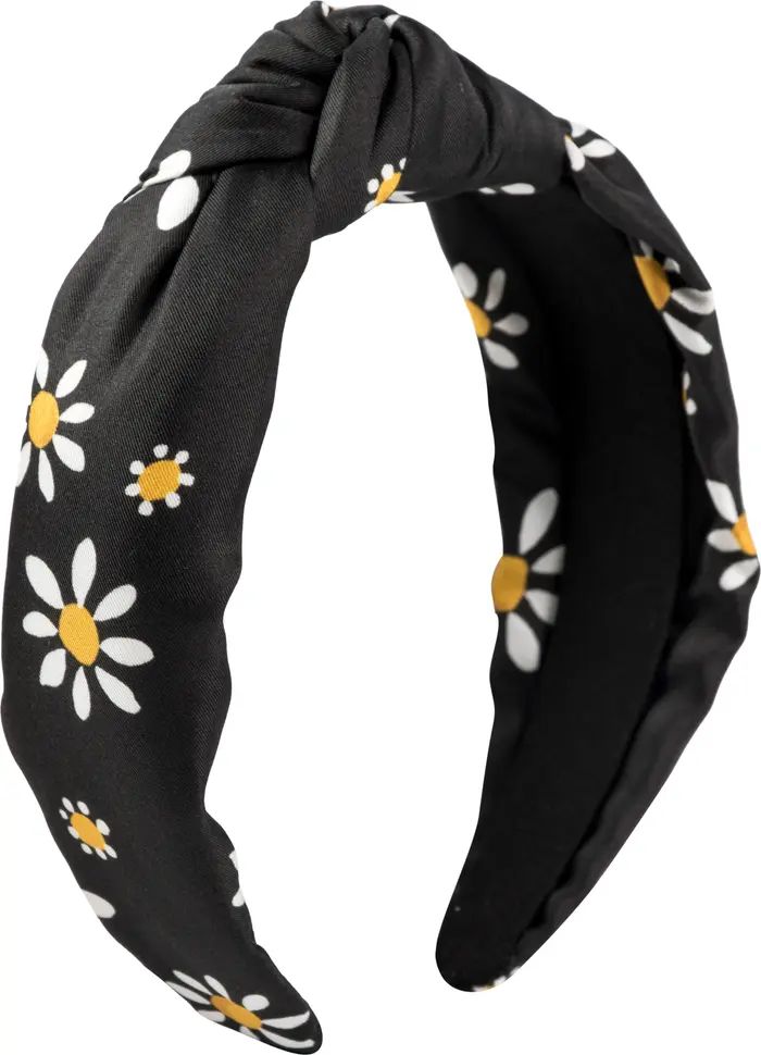 daisy dot knot silk headband | Nordstrom