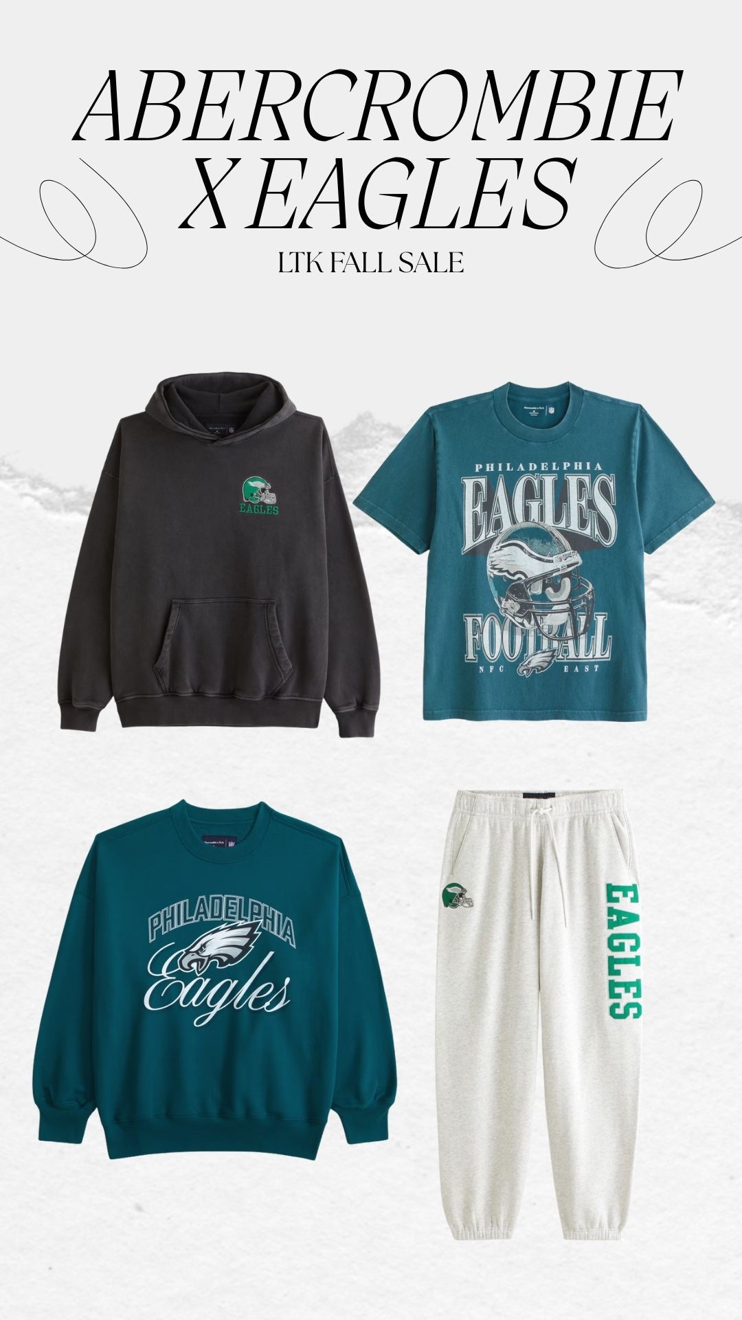 A&F x Eagles collection on sale ✨💚

#LTKSaleAlert #LTKStyleTip #LTKFallSale