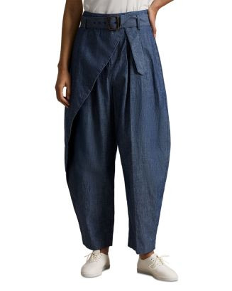 Chambray Tapered Wrap Pants | Bloomingdale's (US)