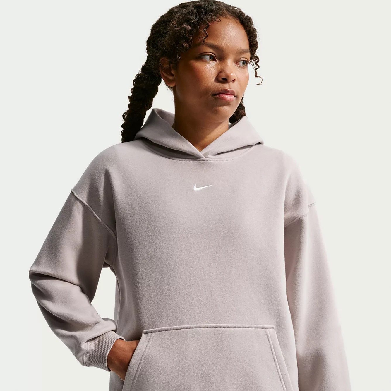 Girls 7-16 Nike Sportswear Studio Oversized Fleece Pullover Hoodie | Kohl's