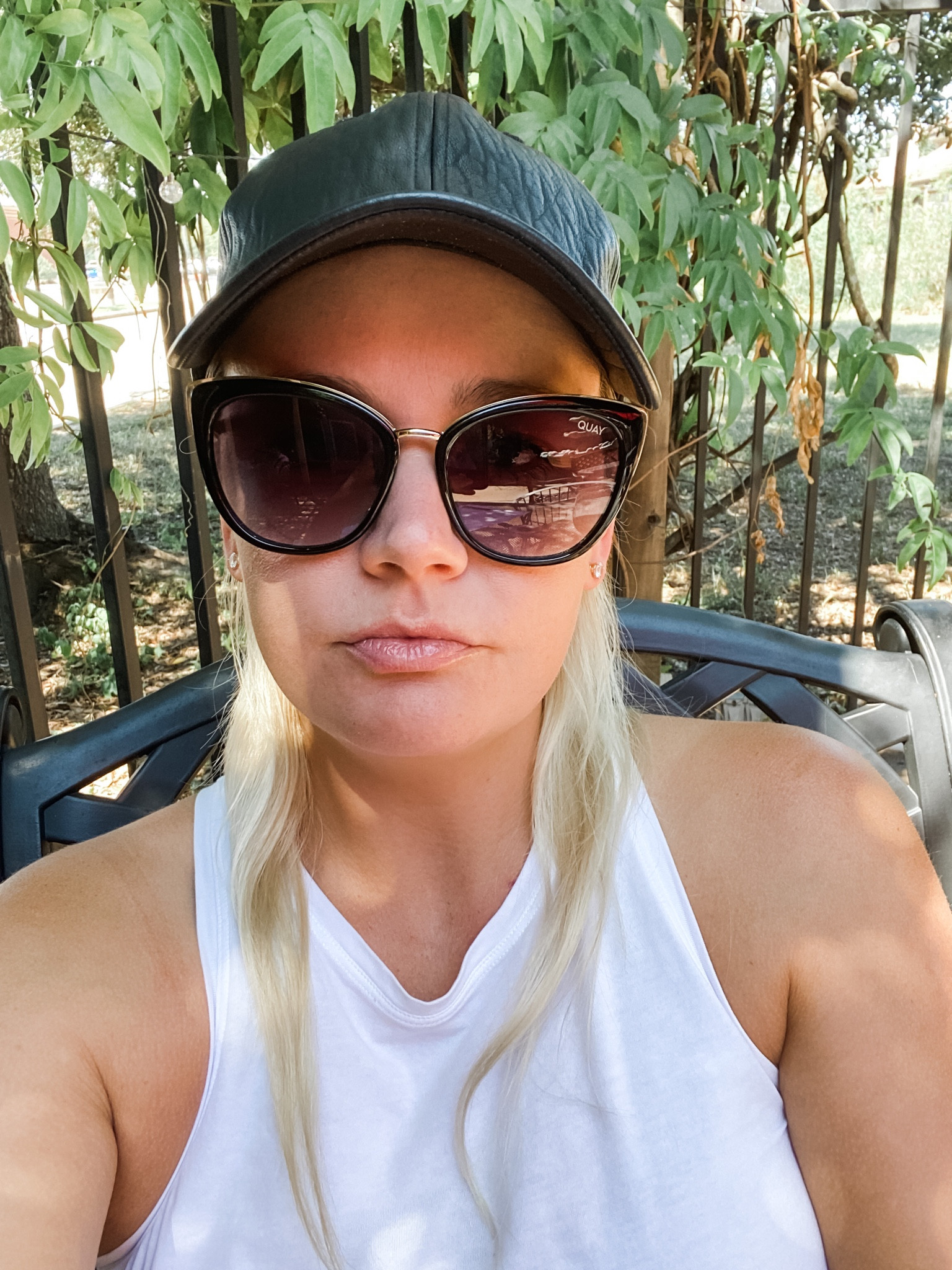 This faux leather hat is my new go-to for those hot mess hair days! Can’t beat the price either  

#LTKfamily #LTKunder50 #LTKfit