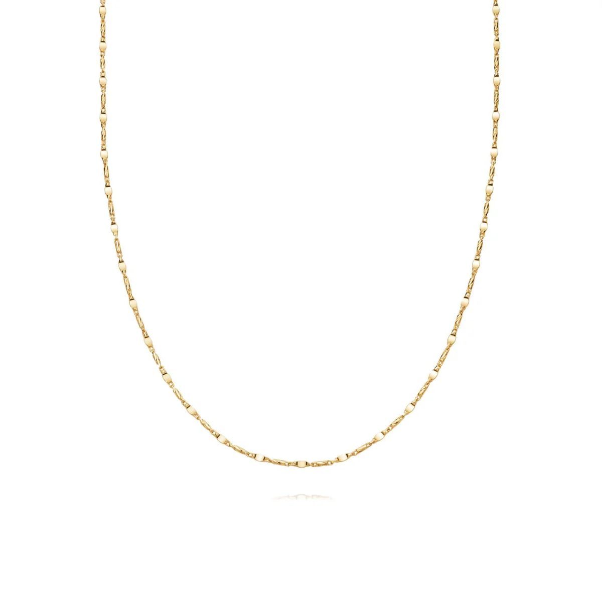 Tidal Twist Chain Necklace 18ct Gold Plate | Daisy London Jewellery