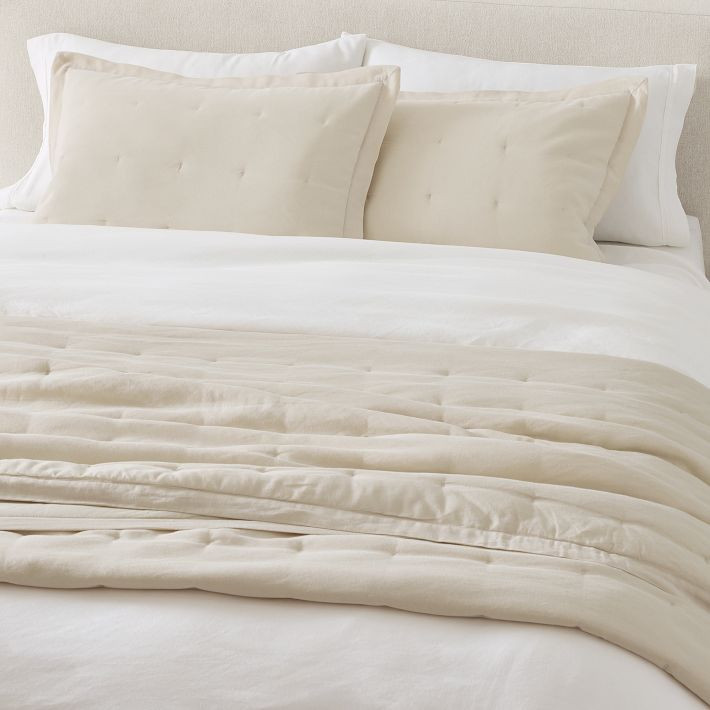 Signature TENCEL™ Linen Quilt & Shams | West Elm (US)