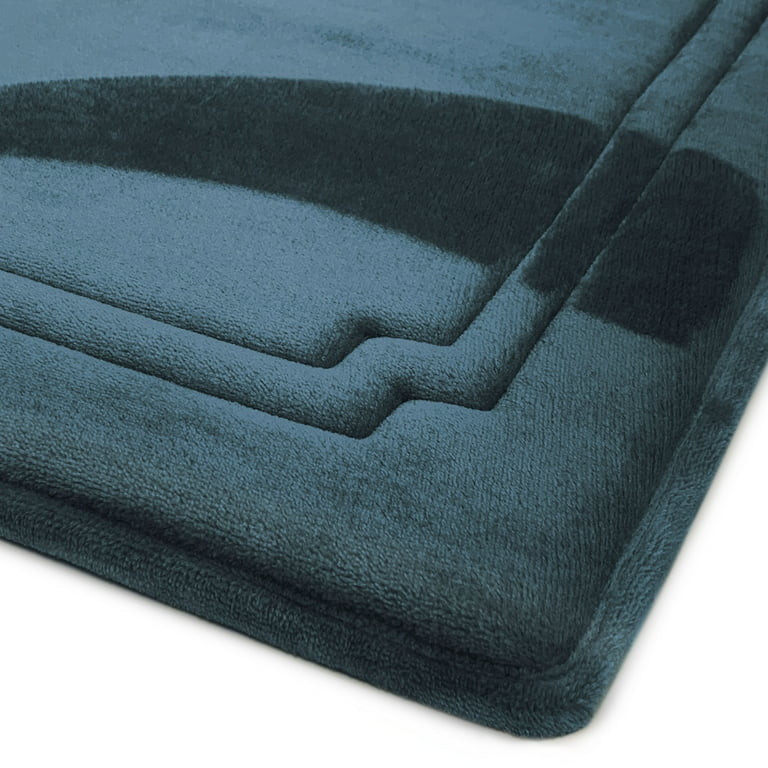 Better Homes & Gardens Thick & Plush Bath Rug, Teal, Charcoal Infused Memory Foam, 21x34" | Walmart (US)