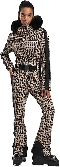 GSOU SNOW Womens Ski Suit One Piece Snowsuit Snowboard Slim Insulated Jumpsuit Jacket Waterproof ... | Amazon (US)