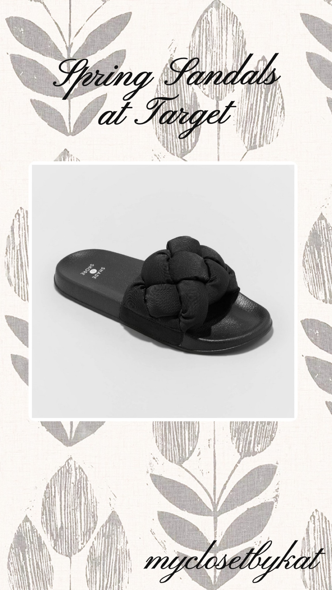 In my cart!  So cute for the pool or beach… can’t wait to wear these this Spring and Summer!  

Target finds. Sandals. Beach sandals. Pool sandals. Target style  

#LTKSeasonal #LTKshoecrush #LTKstyletip
