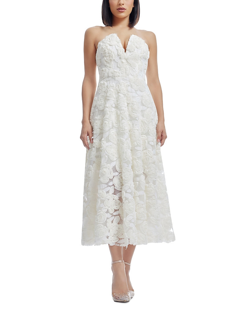 Dress the Population Briella Textured Midi Dress | Bloomingdale's (US)