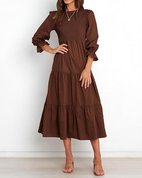 Chic Fall Dresses from Amazon 🍂✨
Stay warm and stylish with these full sleeve favorites 🤎
#fallstyle #amazonfashion #falldress #cozyoutfits #longsleeveoutfits #ltkfashion #autumnlooks #neutralstyle #fallwardrobe 

 #LTKSeasonal #LTKSaleAlert #LTKWedding