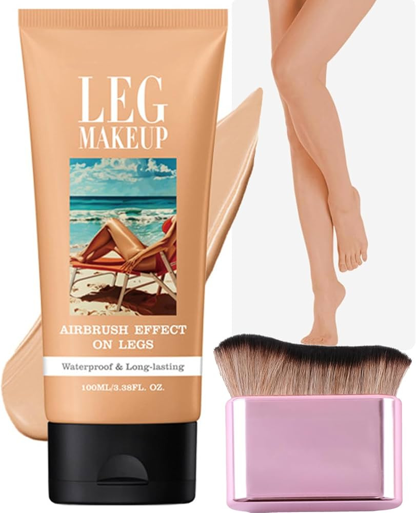 Leg Makeup With Brush Full Coverage Concealer,Leg Vein Cover up Makeup for Varicose Scar,Flawless... | Amazon (UK)