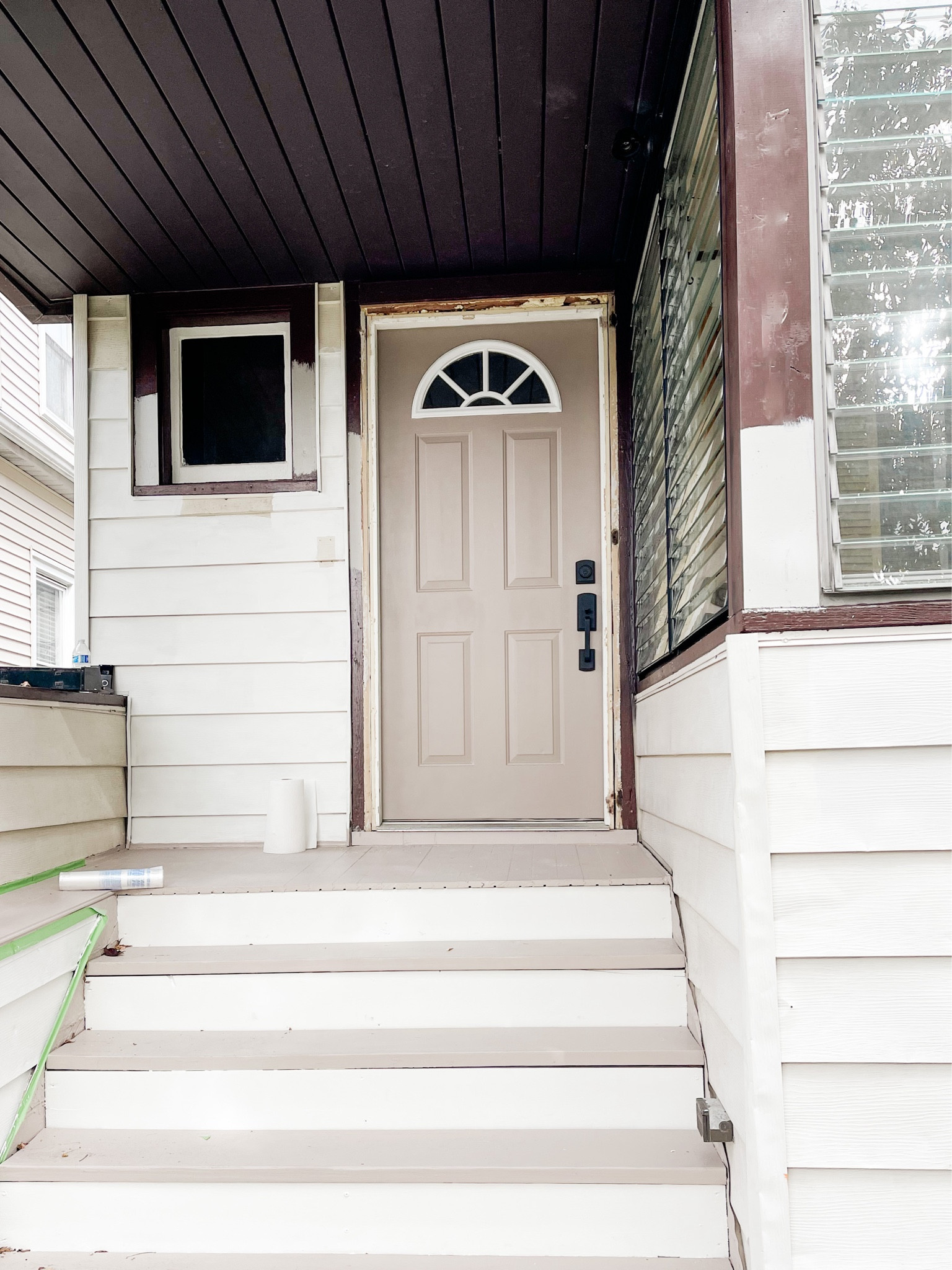 Front porch progress! The new door handle makes such a difference!

#LTKxPrime #LTKhome #LTKVideo